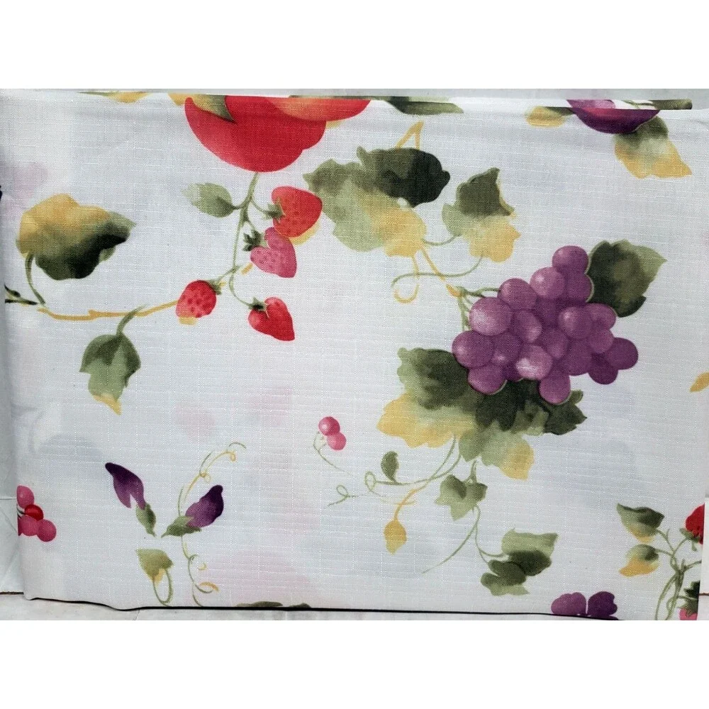 Printed Fabric Tablecloth, 60